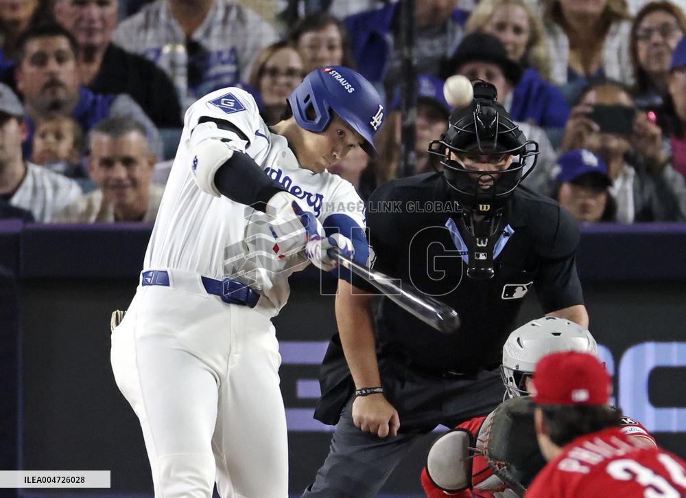 Baseball: Wild Card Series between Reds and Dodgers