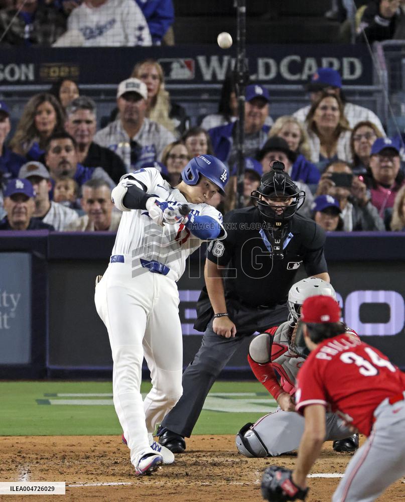 Baseball: Wild Card Series between Reds and Dodgers