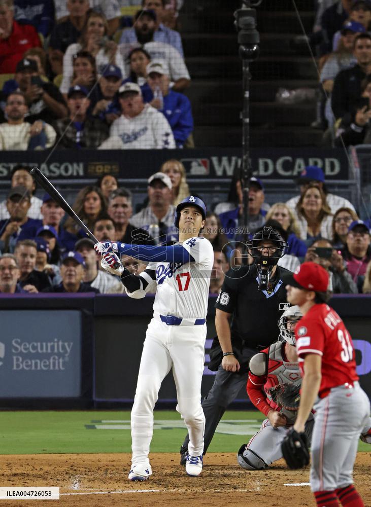 Baseball: Wild Card Series between Reds and Dodgers