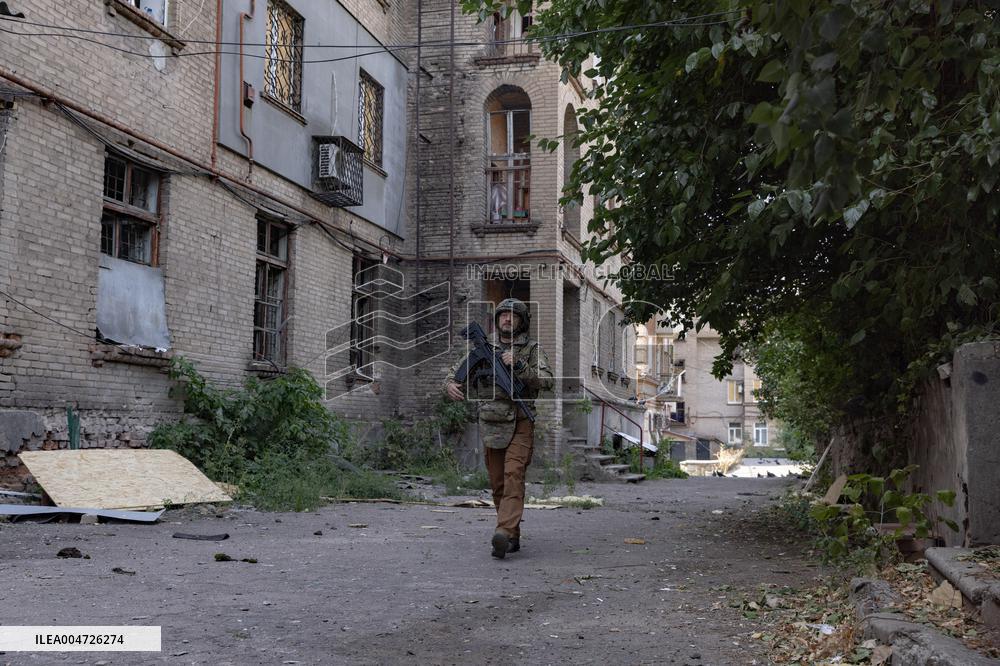 Ukraine War Civilians Evacuation - Kostyantynivka