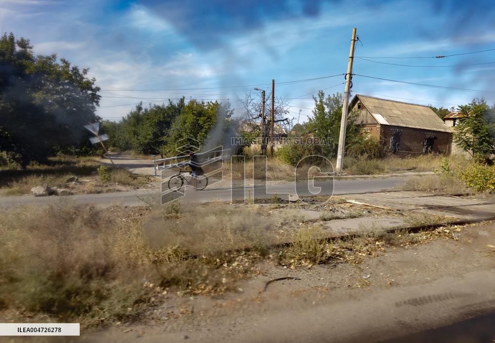 Ukraine War Civilians Evacuation - Kostyantynivka