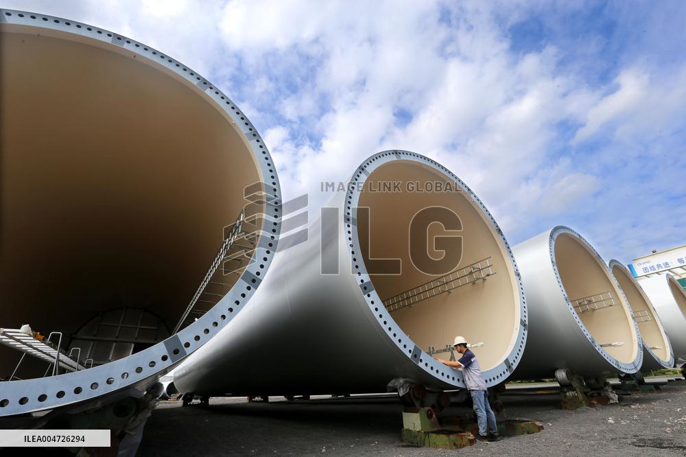 Wind Turbine Towers Manufacturing in Lianyungang