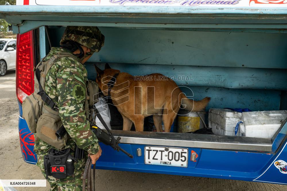Colombian Military and Police join forces in the midst of attacks alleged to be from FARC-EP Dissident groups