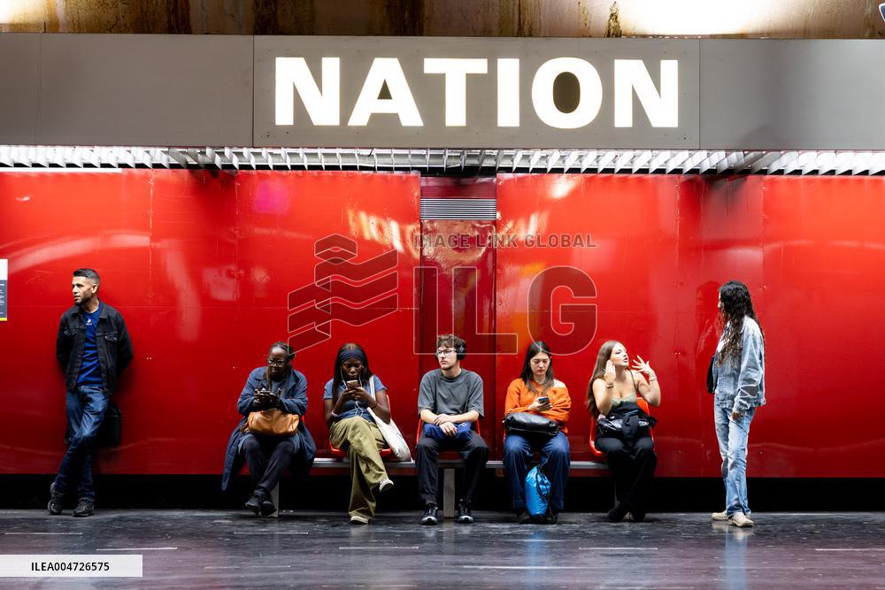 Illustration RER A Nation - Paris AJ