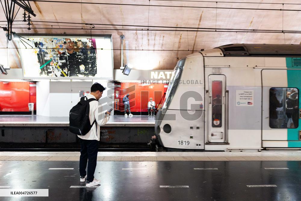 Illustration RER A Nation - Paris AJ