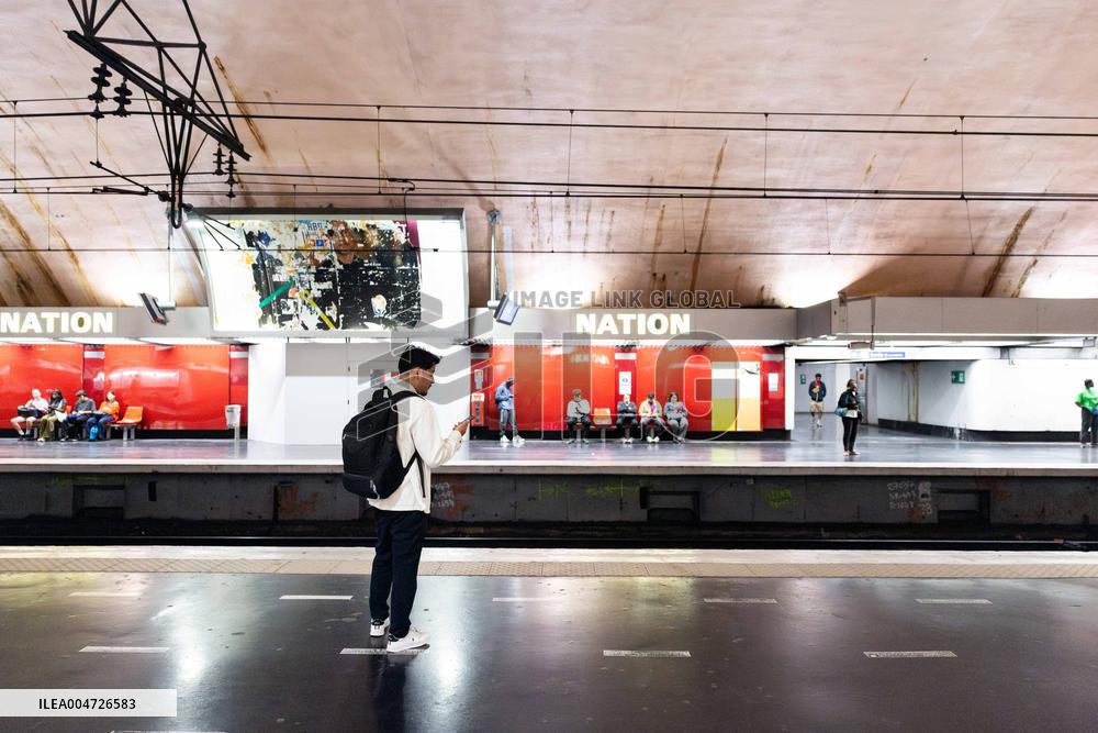 Illustration RER A Nation - Paris AJ