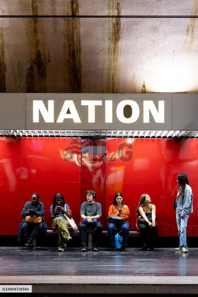 Illustration RER A Nation - Paris AJ