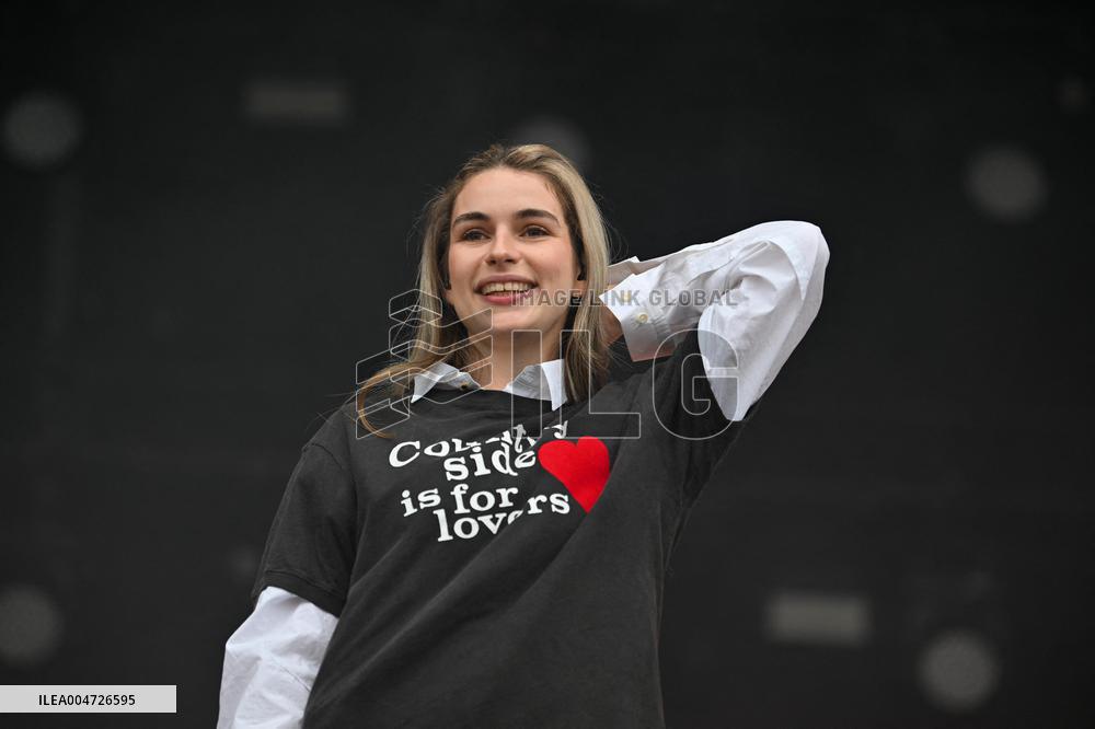 Adele Castillon Concert At Fete de l'Humanite - France