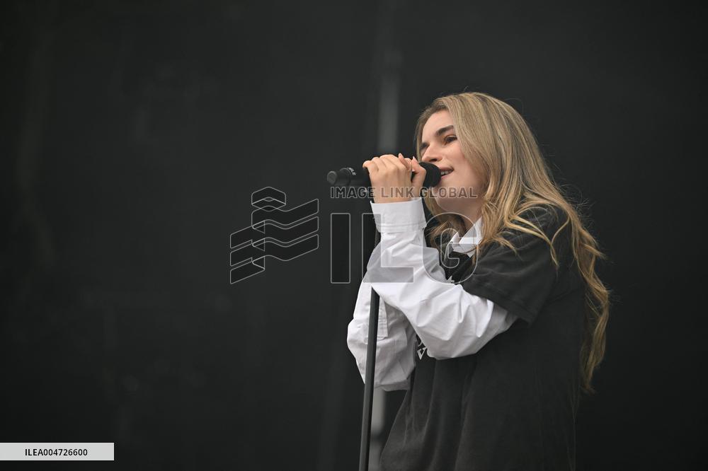 Adele Castillon Concert At Fete de l'Humanite - France