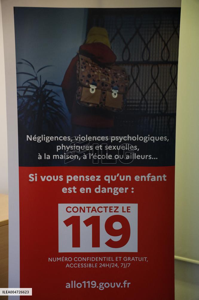 Launch of The 119 Childhood in Danger Platform - Paris