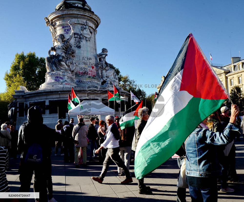 Protest Following IDF Offensive In Gaza - Paris