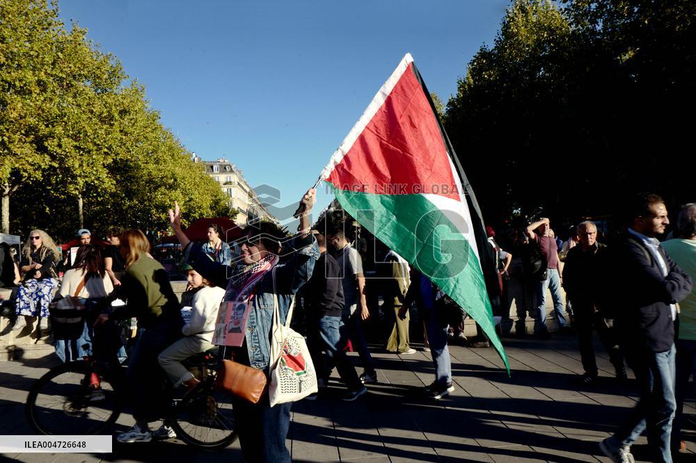 Protest Following IDF Offensive In Gaza - Paris