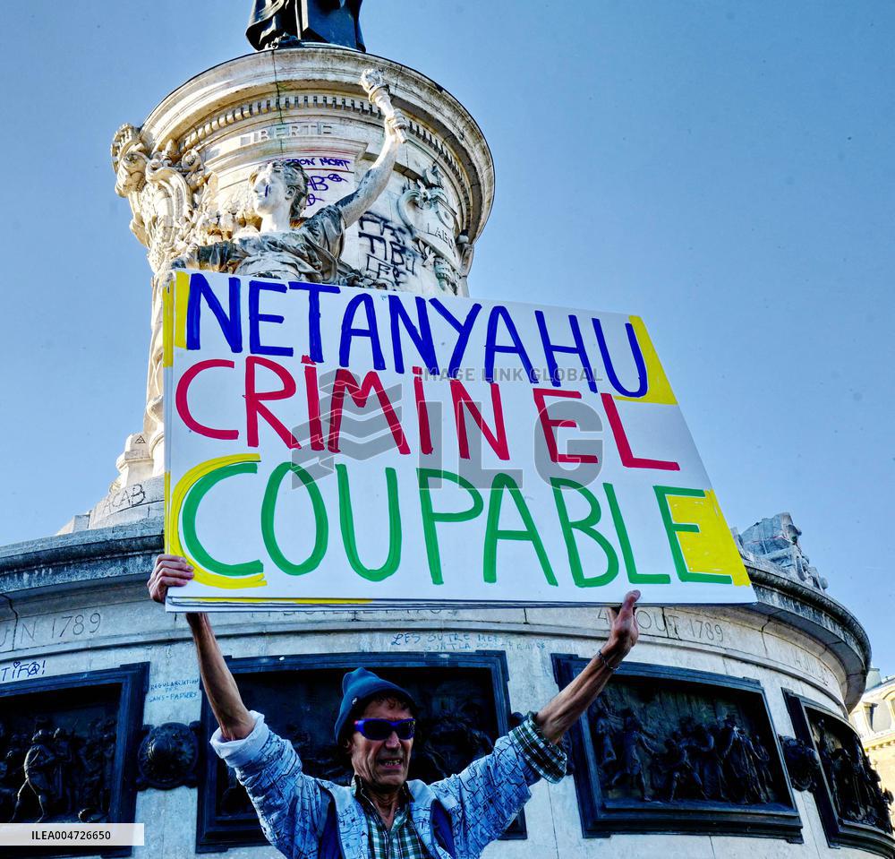 Protest Following IDF Offensive In Gaza - Paris