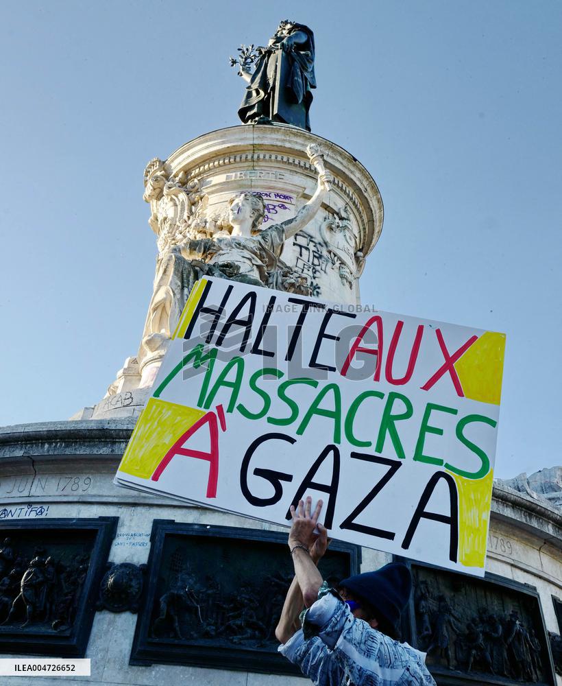 Protest Following IDF Offensive In Gaza - Paris