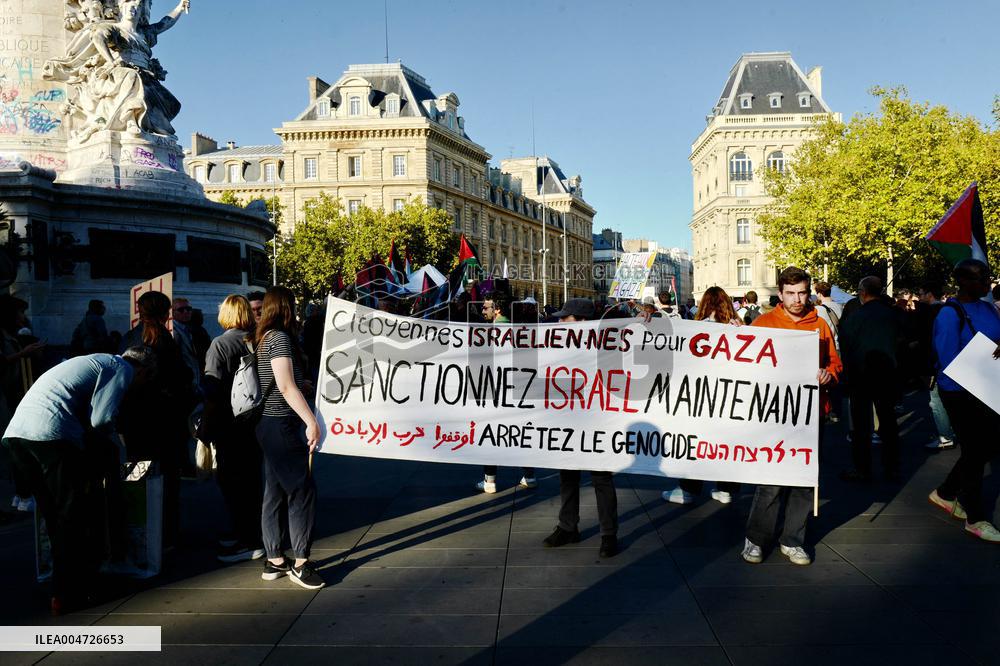 Protest Following IDF Offensive In Gaza - Paris