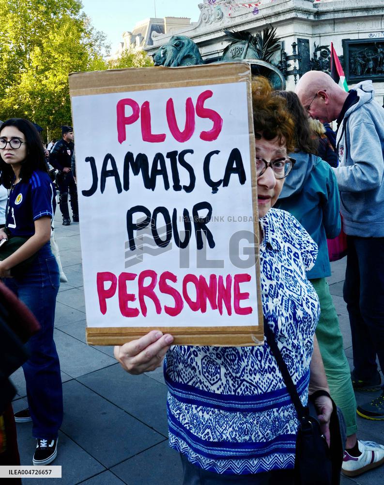 Protest Following IDF Offensive In Gaza - Paris