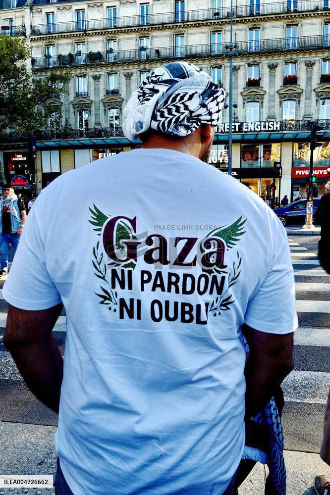 Protest Following IDF Offensive In Gaza - Paris