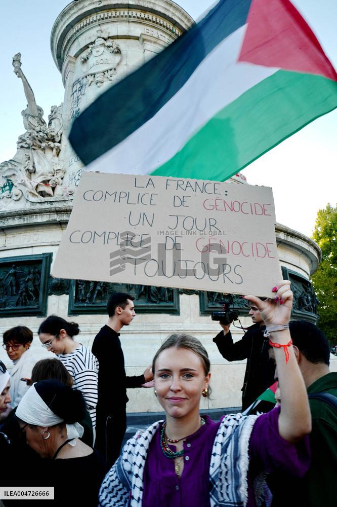 Protest Following IDF Offensive In Gaza - Paris