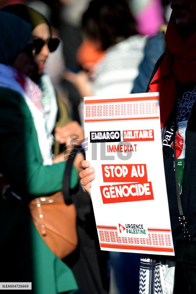 Protest Following IDF Offensive In Gaza - Paris