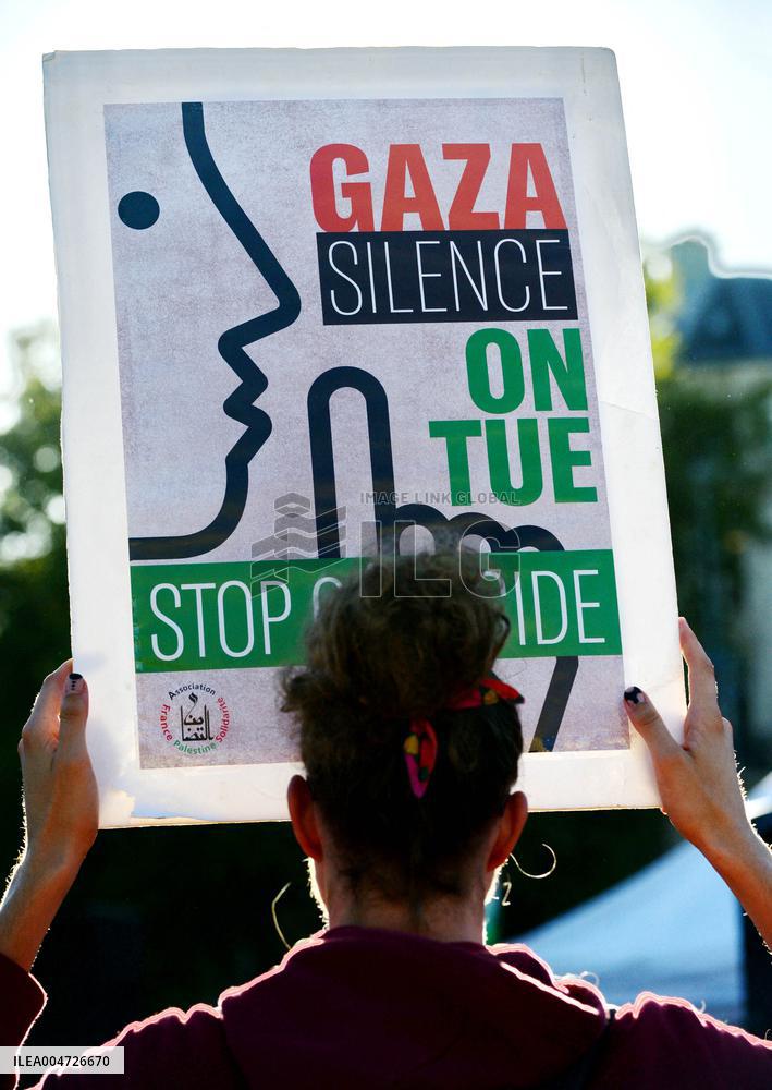 Protest Following IDF Offensive In Gaza - Paris