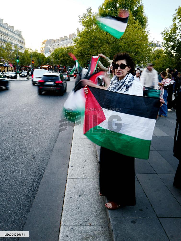 Protest Following IDF Offensive In Gaza - Paris