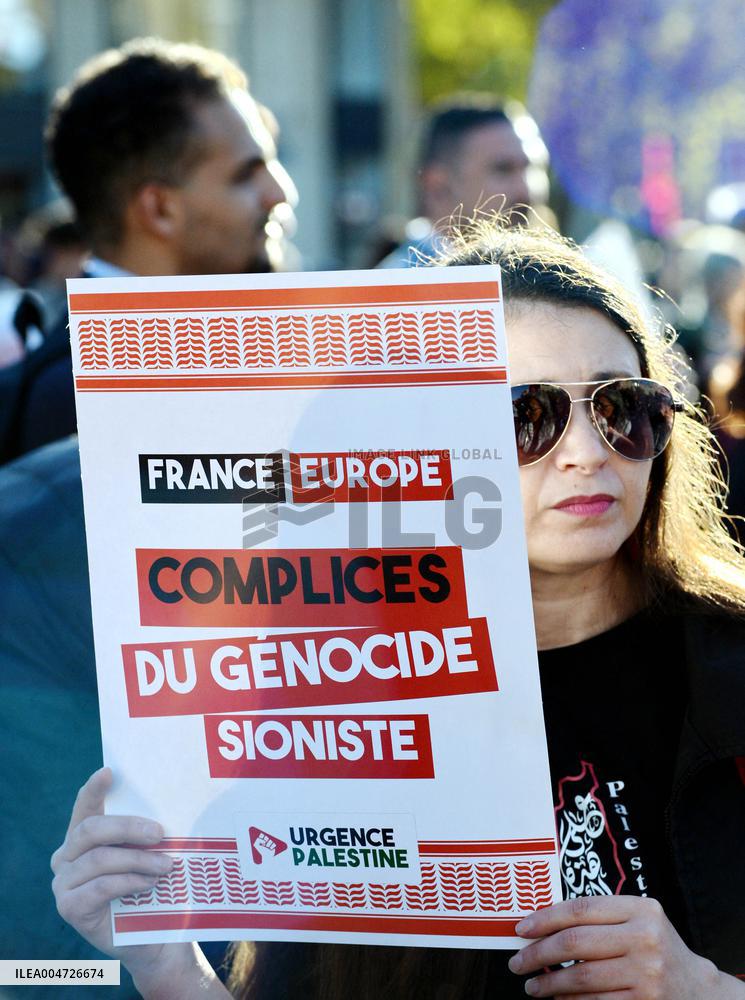 Protest Following IDF Offensive In Gaza - Paris