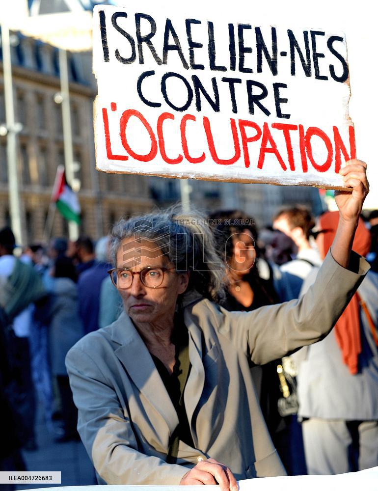 Protest Following IDF Offensive In Gaza - Paris