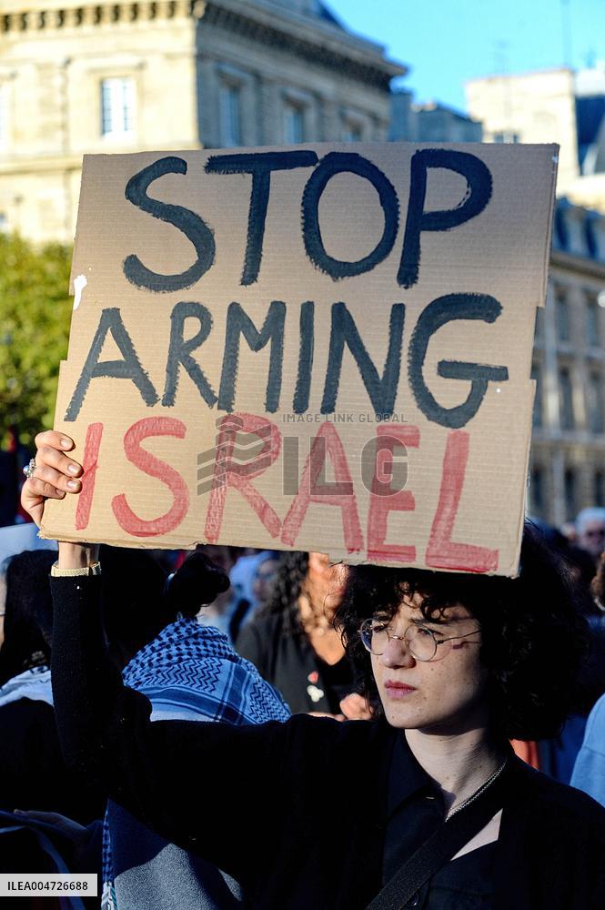 Protest Following IDF Offensive In Gaza - Paris