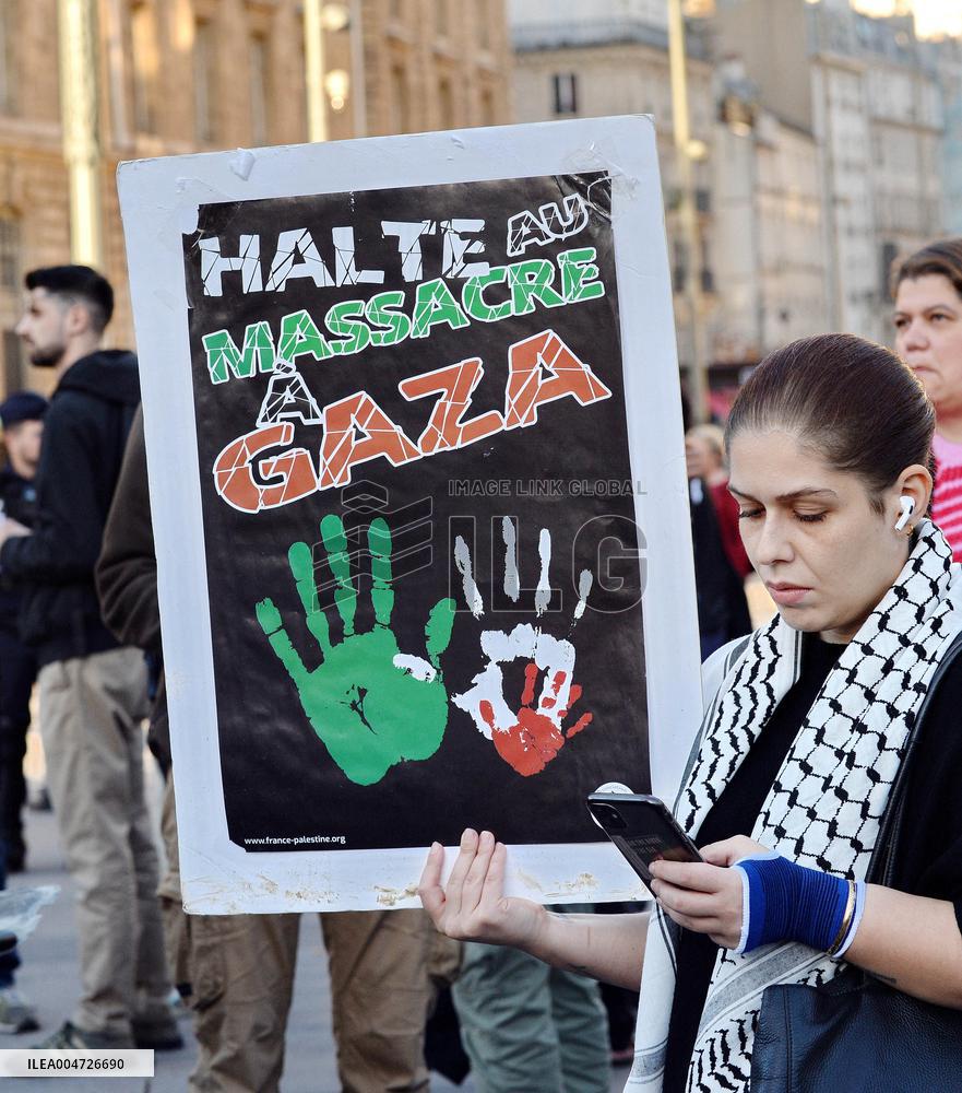 Protest Following IDF Offensive In Gaza - Paris