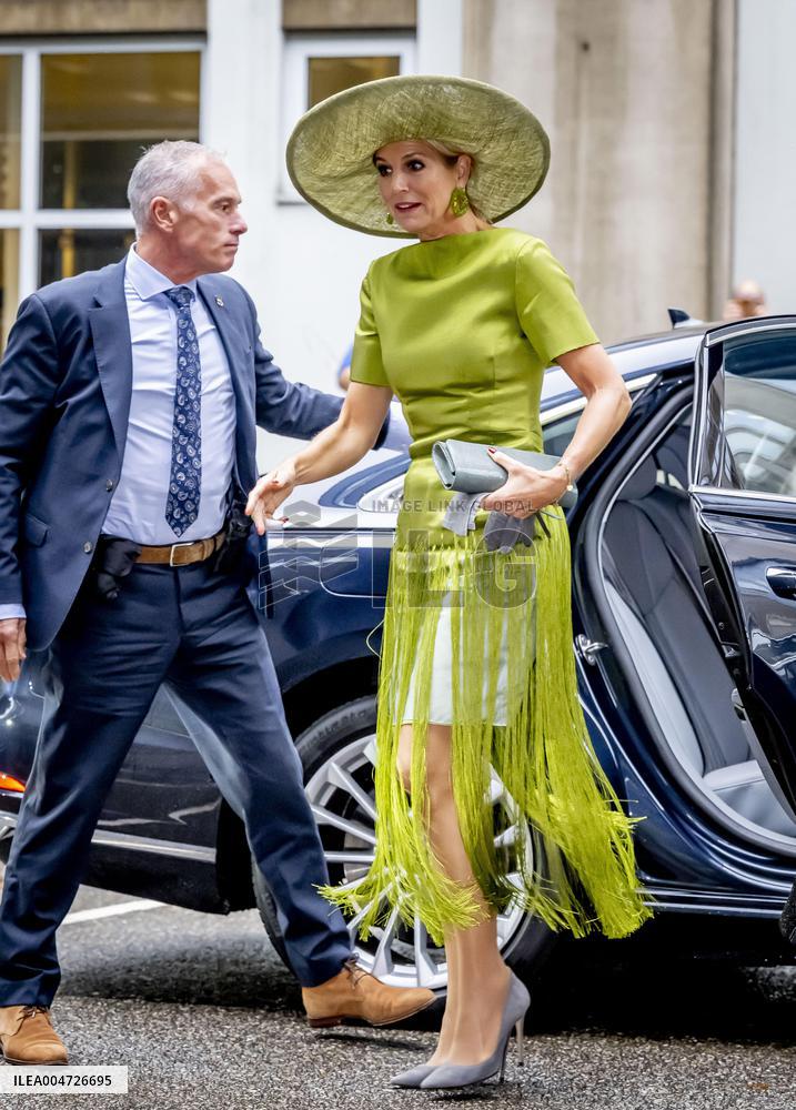Queen Maxima Visits Netherlands Brain Bank - Amsterdam