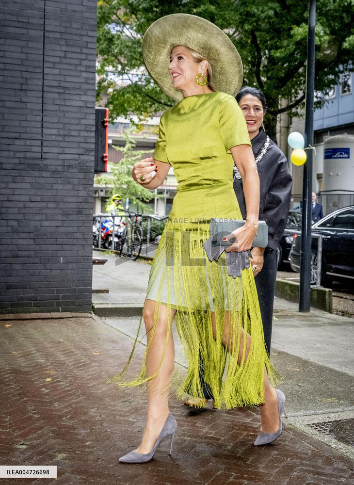 Queen Maxima Visits Netherlands Brain Bank - Amsterdam
