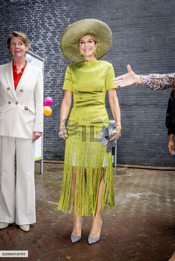 Queen Maxima Visits Netherlands Brain Bank - Amsterdam