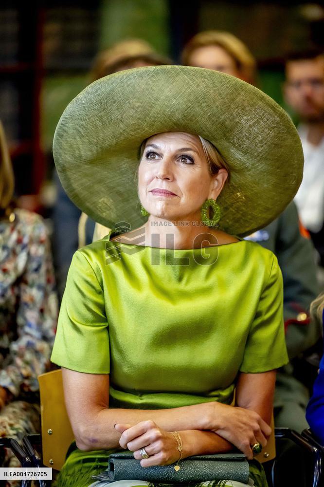 Queen Maxima Visits Netherlands Brain Bank - Amsterdam