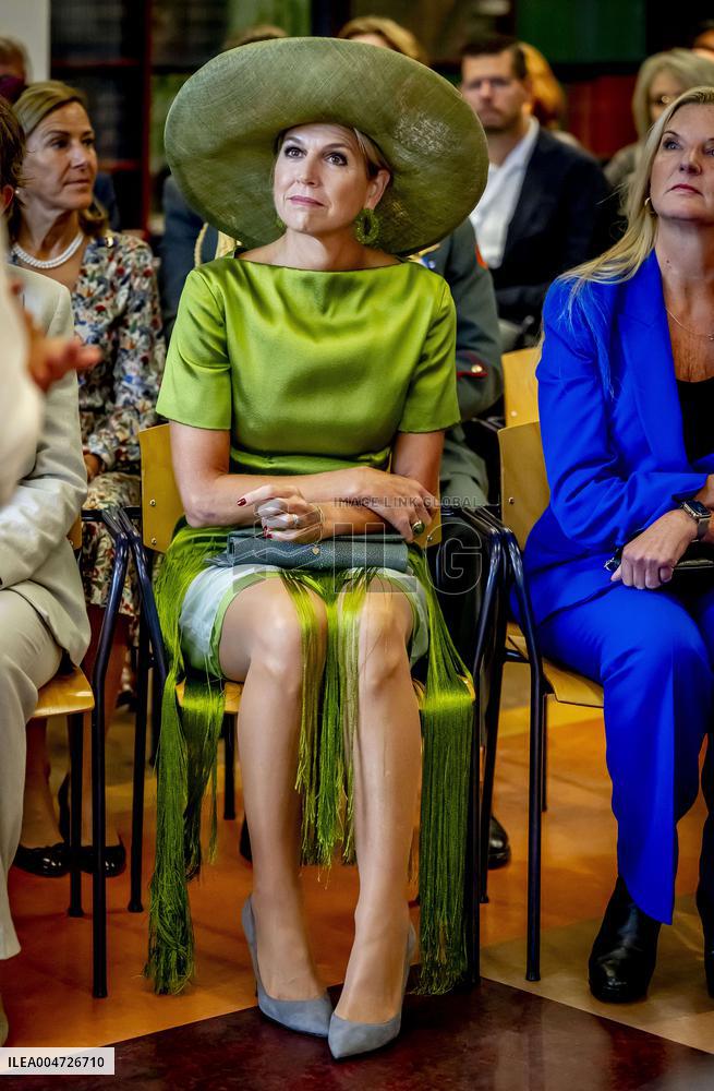 Queen Maxima Visits Netherlands Brain Bank - Amsterdam