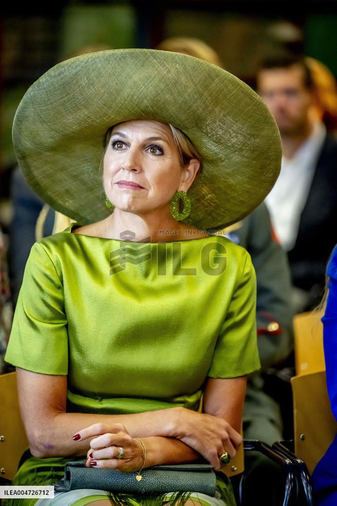 Queen Maxima Visits Netherlands Brain Bank - Amsterdam