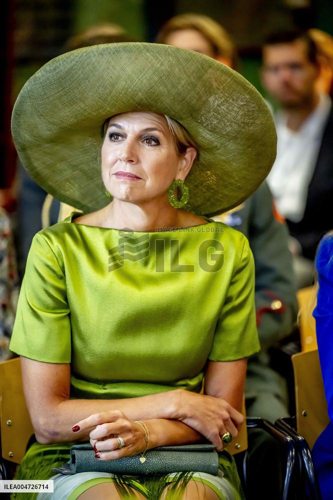 Queen Maxima Visits Netherlands Brain Bank - Amsterdam