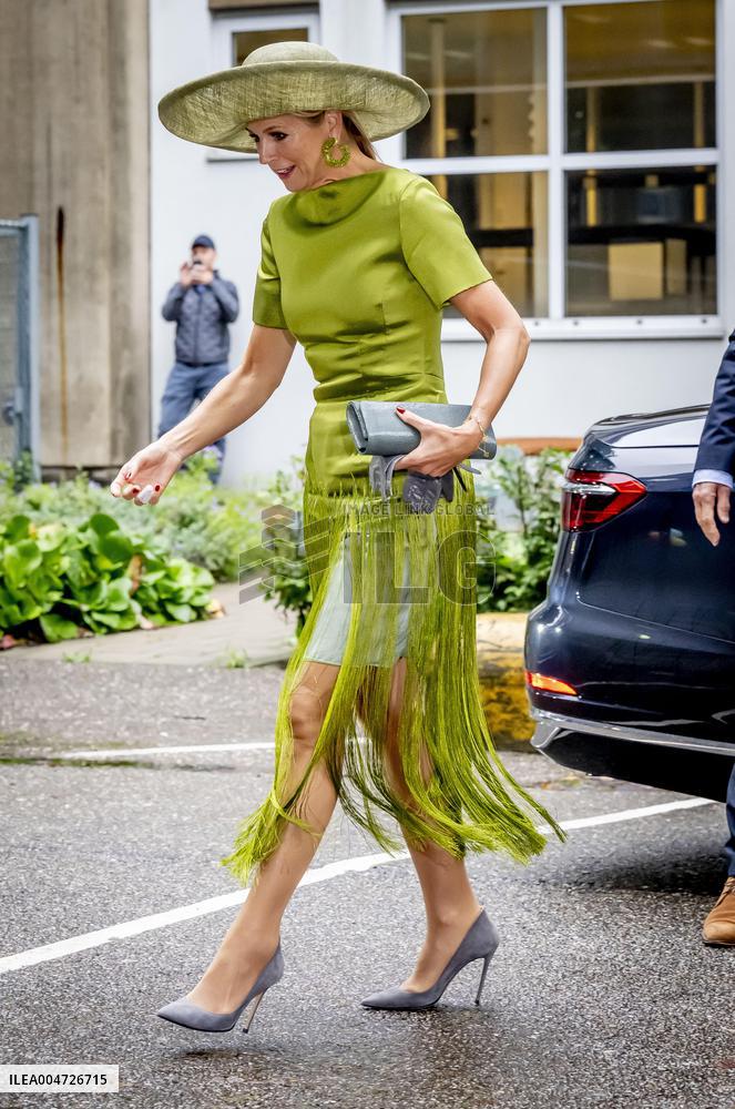 Queen Maxima Visits Netherlands Brain Bank - Amsterdam