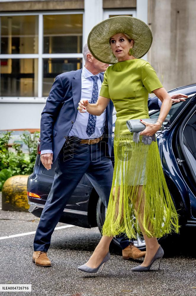 Queen Maxima Visits Netherlands Brain Bank - Amsterdam