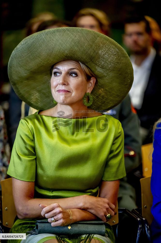Queen Maxima Visits Netherlands Brain Bank - Amsterdam