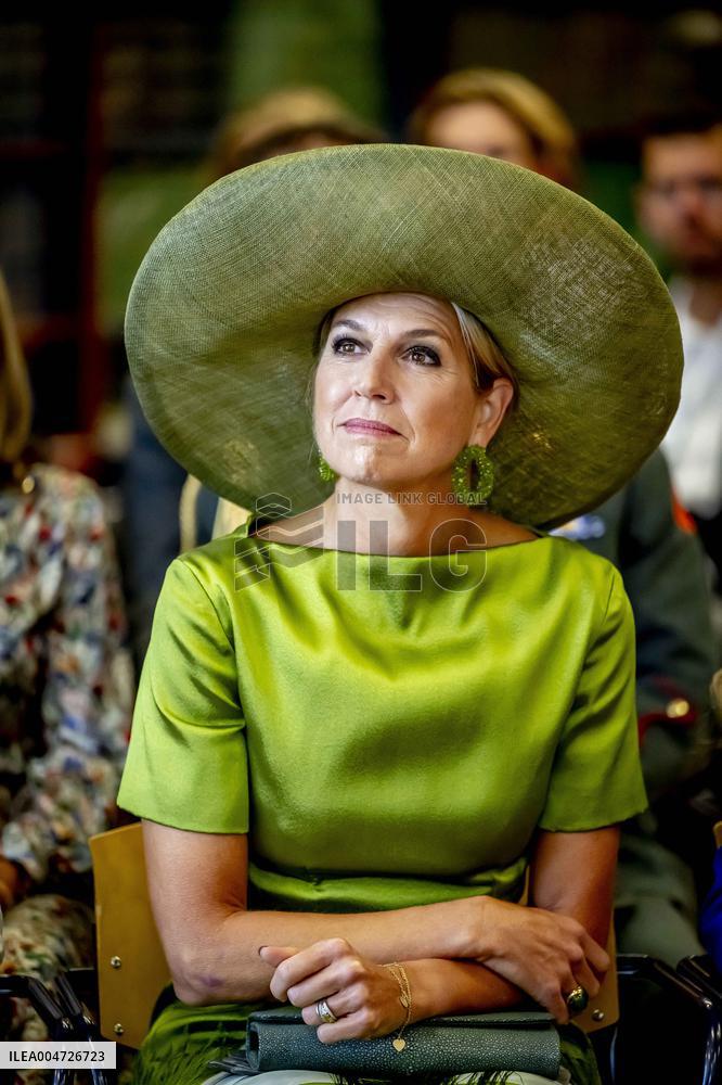 Queen Maxima Visits Netherlands Brain Bank - Amsterdam