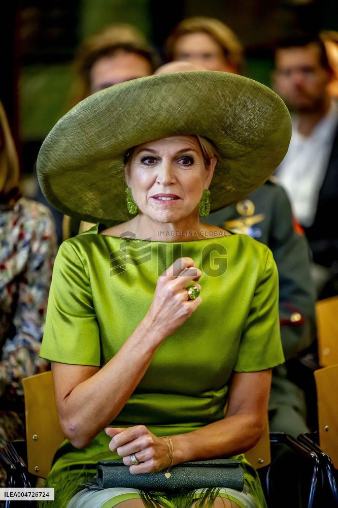 Queen Maxima Visits Netherlands Brain Bank - Amsterdam