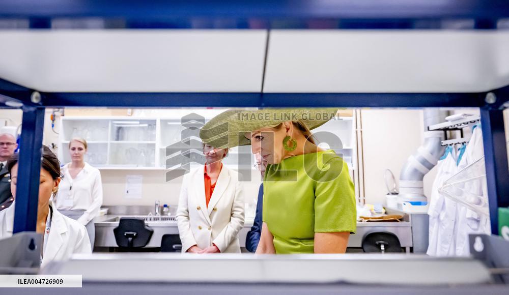 Queen Maxima Visits Netherlands Brain Bank - Amsterdam