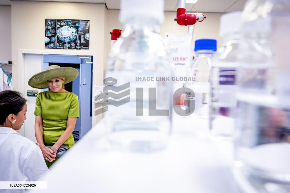 Queen Maxima Visits Netherlands Brain Bank - Amsterdam