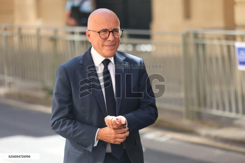 PM Lecornu Meets With Eric Ciotti - Paris