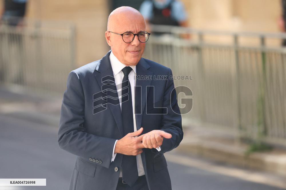 PM Lecornu Meets With Eric Ciotti - Paris