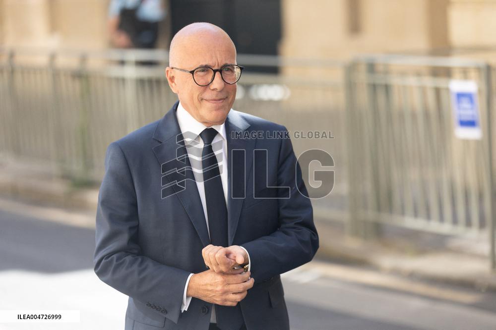 PM Lecornu Meets With Eric Ciotti - Paris
