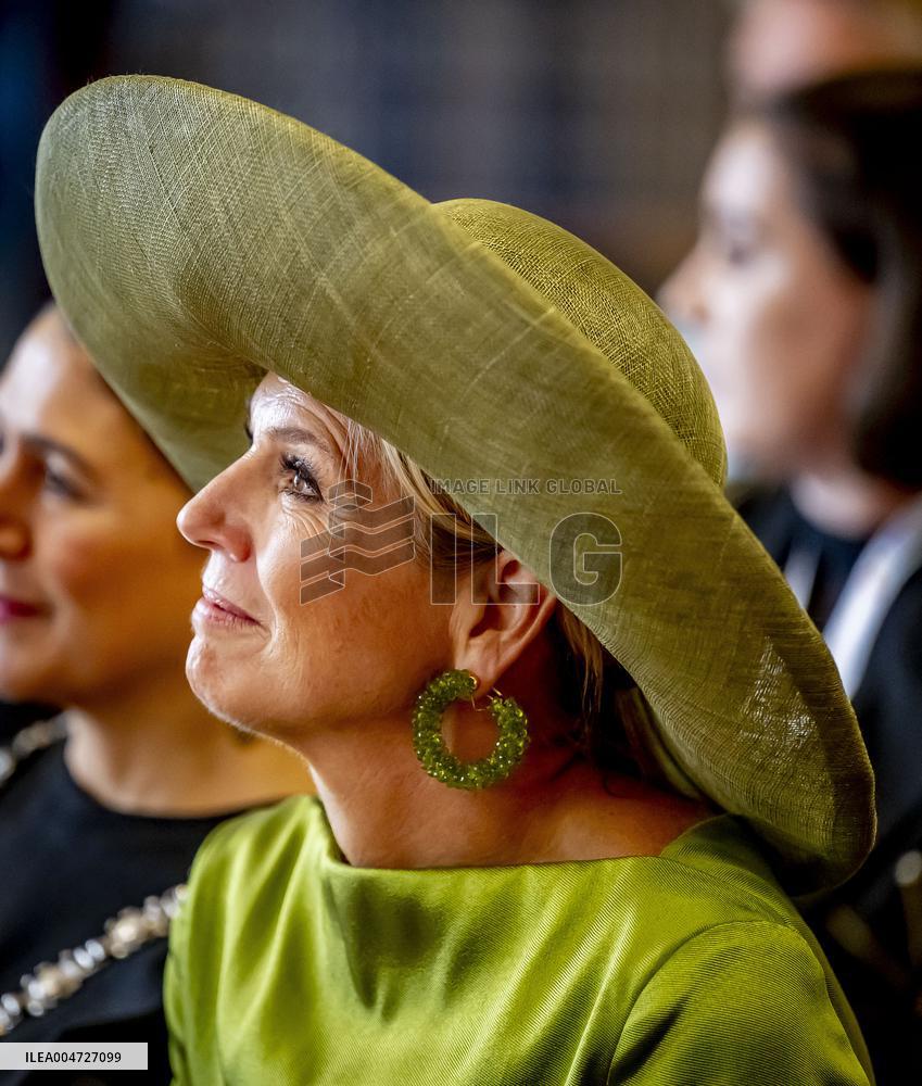 Queen Maxima Visits Netherlands Brain Bank - Amsterdam