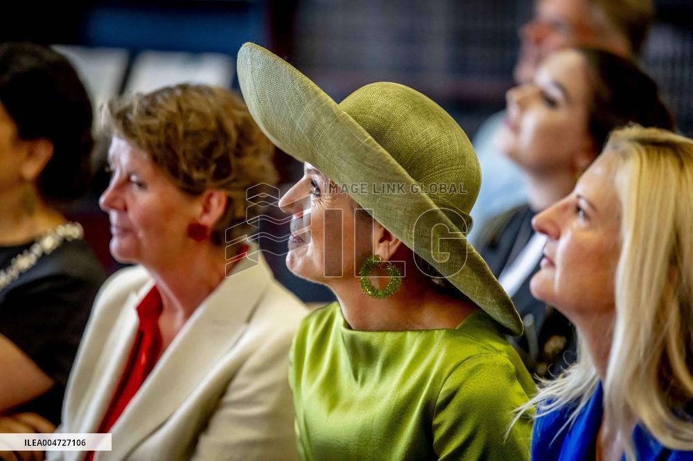 Queen Maxima Visits Netherlands Brain Bank - Amsterdam