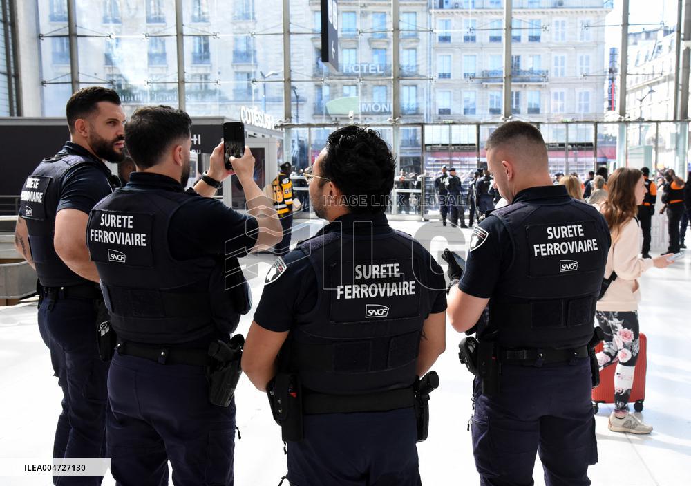Transport Strike At Gare Du Nord Railway Station - Paris