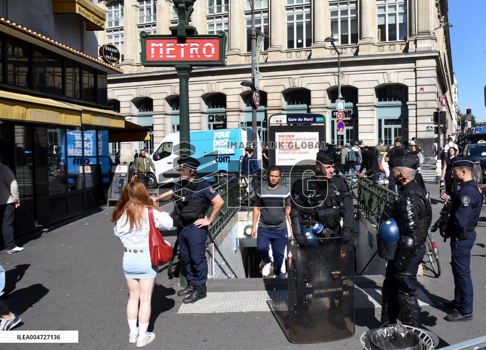 Transport Strike At Gare Du Nord Railway Station - Paris